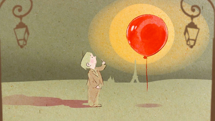 За красным шаром